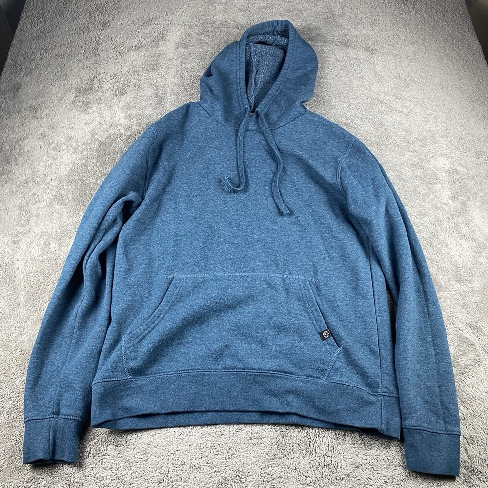 Threads 4 Thought Pullover Hoodie Mens Small Blue Drawstring‎